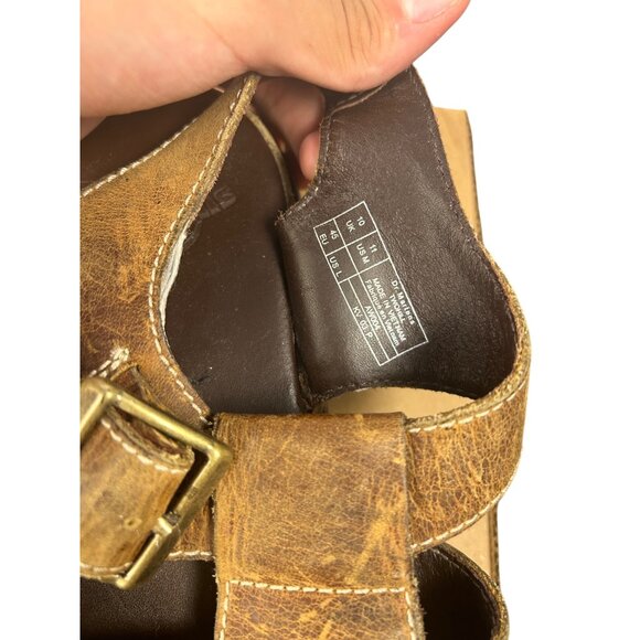 Dr. Martens Brown Leather Fisherman Sandals Mens Size 11 Casual Summer Footwear - Picture 4 of 5